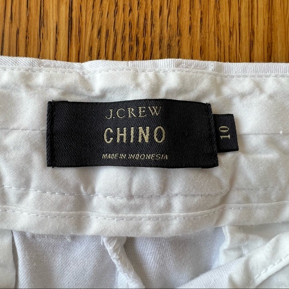 ⭐️ J Crew White Chino 6” Inseam Short Size 10 - Picture 2 of 12